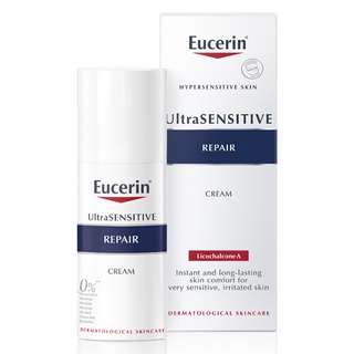 Eucerin UltraSENSITIVE Repair Cream 50ml. ยูเซอรีน อัลตร้า เซนตซิทีฟ รีแพร์ ครีม