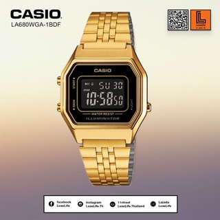 นาฬิกาข้อมือ casio รุ่น LA680WGA-1BDF