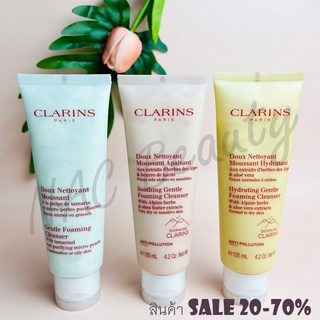 ป้ายไทย_ของแท้100%_Clarins Hydrating, Purifying, Soothing Gentle Foaming Cleanser 125 ml