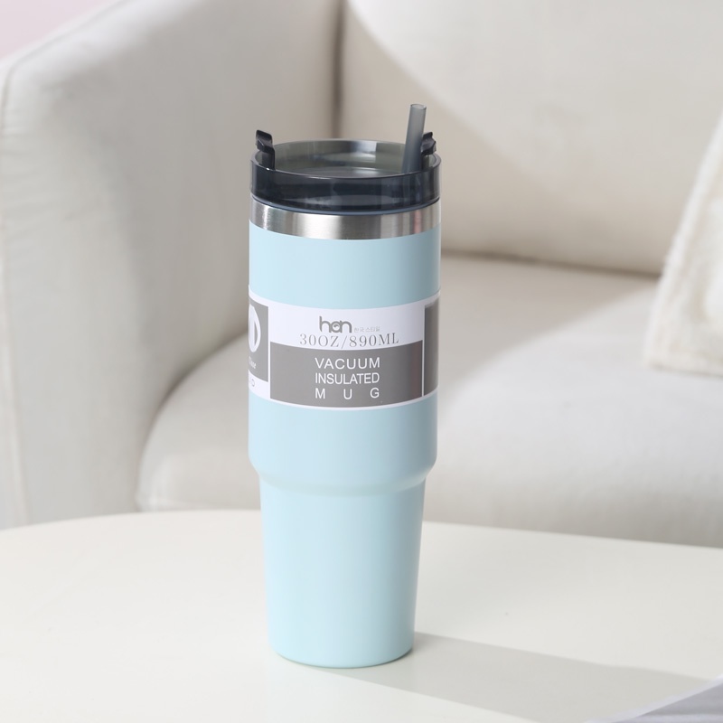 HAN แก้วเก็บความเย็น 30oz 890ml สแตนเลสแท้ รับประกันไอน้ำไม่เกาะแก้ว ขนาด 30ออนซ์ พร้อมส่งจากไทย สินค้าจริง รูปสุดท้าย รูปที่ 5