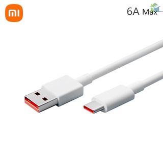 Xiaomi สายชาร์จ USB Type C 6A TPE USB-A เป็น USB-C ชาร์จไวมาก ทนทาน สําหรับ Xiaomi Samsung Huawei (1 เมตร)