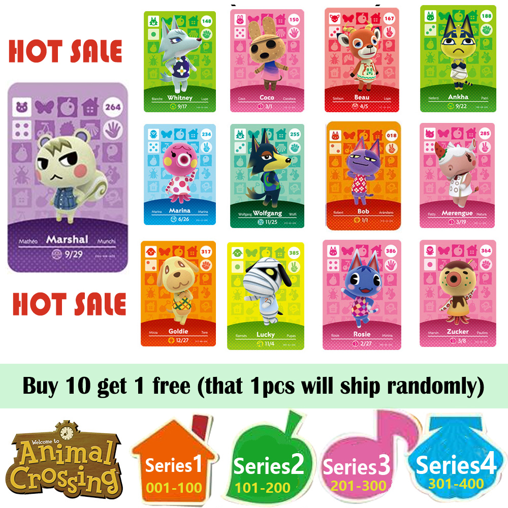 การ์ด Animal Crossing Amiibo สําหรับ Nintendo Switch / Switch Lite และ Nintendo 3DS, การ์ด Nintendo 