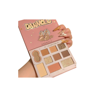 DANMOLU 037 พาเลทอายแชโดว์+บลัชออน+เฉดดิ้ง 10 สี เนื้อใยไหม เนื้อแมท ประกายชิมเมอร์ สีสวยมาก Eye shadow