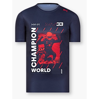 ―― 2021F1 Red Bull World Championship รุ่นที่ระลึกชุดแข่งเสื้อยืดแขนสั้นผู้ชายแห้งเร็ว