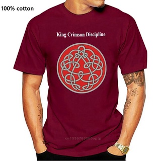 ขายดี เสื้อยืดแขนสั้น คอกลม พิมพ์ลาย King Crimson สีดํา สไตล์คลาสสิก สําหรับผู้ชาย EGlgkh10ECpmgk02S-5XL