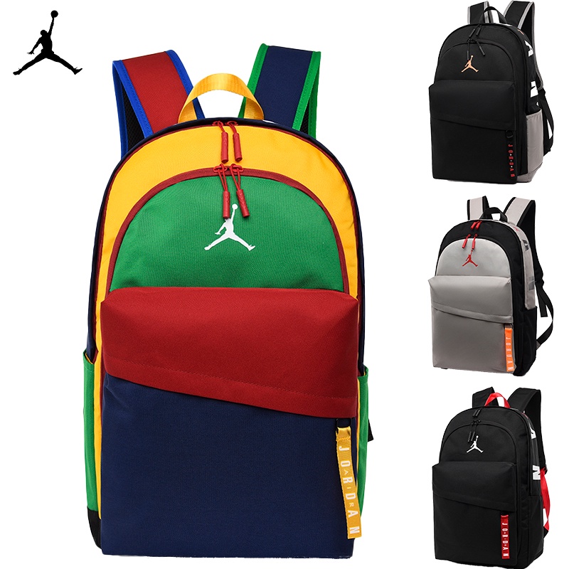 420 บาท Nike Jordan กระเป๋าเป้สะพายหลังแฟชั่นกระเป๋าเป้สะพายหลังลำลองสำหรับนักเรียนชายและหญิงกระเป๋าเป้สะพายหลังความจุขนาดใหญ่กร Men Bags