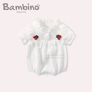 Bambino ชุดบอดี้สูทเด็กทารกผู้หญิง ชุดจั๊มสูทเด็กทารกผู้หญิง ชุดเด็กอ่อน ชุดเด็กแรกเกิด Baby Bodysuits Jumpsuits