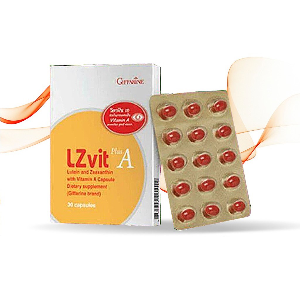 LZvit PlusA บำรุงสายตา มี ลูทีน และ ซีแซนทีน 1 กล่อง