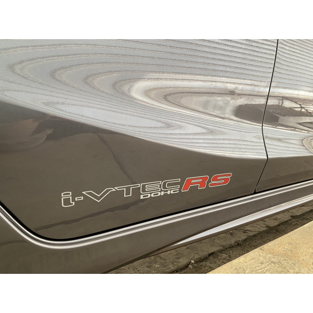 สติ๊กเกอร์ ***RS*** Honda I -VTEC DOHC/SOHC ***เป็นคู่สองด้าน***