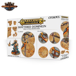 [GW-พร้อมส่ง] Citadel:Warhammer AoS: SHATTERED DOMINION: 65 &amp; 40MM ROUND อุปกรณ์สำหรับทำโมเดล