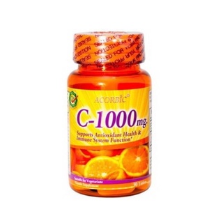 🛒ถูก&amp;แท้✨ วิตามินซี ACORBIC C-1000 mg