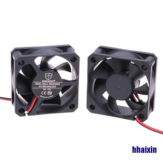 (Haixin) พัดลมระบายความร้อน 5020 5V 12V 24V 50x50x20 มม. 2-Pin