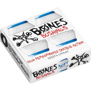 ลูกยางสเก็ตบอร์ดบูชชิ่ง   Bones Bushings Soft Blue/White