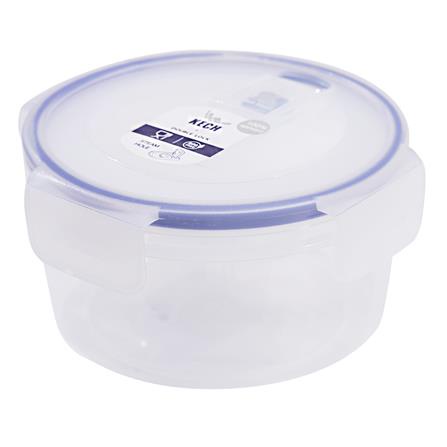 [พร้อมส่ง] HomeDoDee กล่องอาหารกลม 0.7 ลิตร DOUBLE LOCK No.9132 กล่องข้าว กล่องเก็บอาหาร กล่องอาหาร