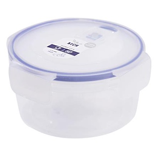 [พร้อมส่ง] HomeDoDee กล่องอาหารกลม 0.7 ลิตร DOUBLE LOCK No.9132 กล่องข้าว กล่องเก็บอาหาร กล่องอาหาร