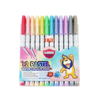 ปากกาเมจิกสีพาสเทล 12 สี Masterart ( 1 แพ็ค )