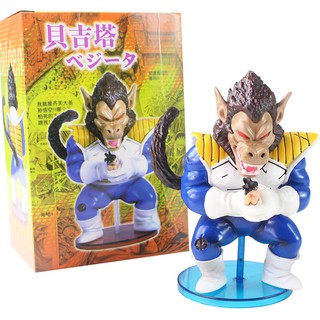 โมเดลฟิกเกอร์ Dragon Ball Son Goku Vegeta IV Son Gohan Q version Great Ape Hold Son Goku ขนาด 16 ซม. ของเล่นสะสม สําหรับเด็ก