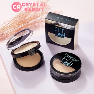 CRYSTAL RABBIT แมท 2 อิน 1 สองชั้น แป้งอัดแข็ง คอนซีลเลอร์ มอยซ์เจอไรเซอร์ ไม่แต่งหน้า เปียกและแห้ง