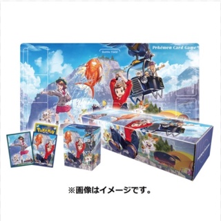 [Pokemon Japan] Spacial Trainer Set: Rubber Play Mat Set Masaru &amp; Yuri เทรนเนอร์เซ็ตพิเศษ