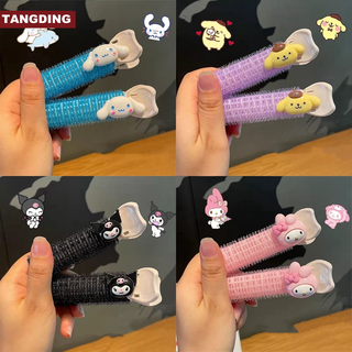 【COD Tangding】2 ชิ้น / เซต การ์ตูน เมจิก พลาสติก กาวในตัว ม้วนผม แอร์หน้าม้า ผมหยิก กระบอก