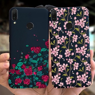 เคสโทรศัพท์มือถือ ซิลิโคนนุ่ม TPU ลายดอกกุหลาบสีแดง สําหรับ Vivo Y11 Y12i Y12 Y15 Y17 Y91 Y91i Y91C Y90 V11i V11 Pro
