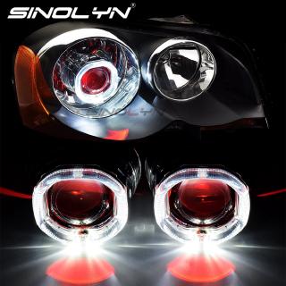 หลอดไฟโปรเจคเตอร์ led drl h 1 bi - xenon lens h 4 h 7 rhd สําหรับรถยนต์