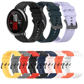 สายรัดซิลิโคน 22มม สำหรับ Huami Amazfit Pace Stratos 2 2S 3 สายรัดข้อมือกีฬาเปลี่ยนสร้อยข้อมือ