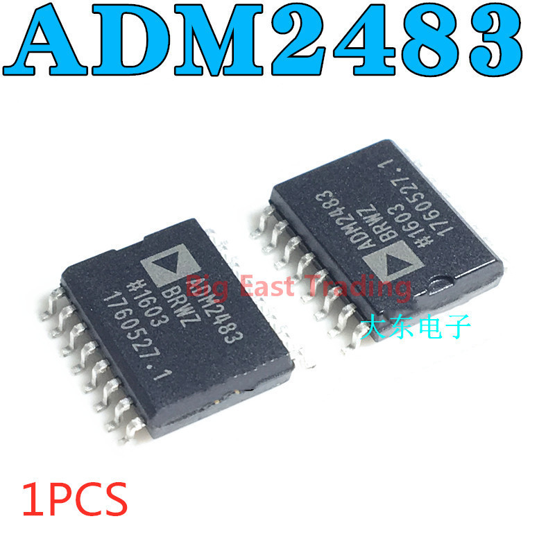 1 ชิ้น ADM2483BRWZ ADM2483 SOP-16 รับประกันคุณภาพ