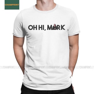 [COD]เสื้อยืดคอกลม ผ้าฝ้าย 100% พิมพ์ลาย Oh Hi Mark The Disaster Artist แฟชั่นฤดูร้อน สําหรับผู้ชายS-5XL