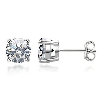 Moissanite diamond/ earrings S925 0.5 Ct / 0.8 Ct / 1.0 Ct