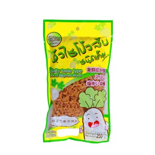 หัวไชโป้วสับชนิดเค็ม เจ SALTED RADISH (CHOP) 250 g