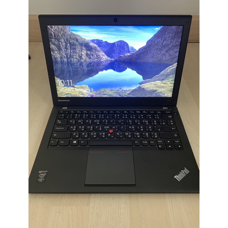 โน๊ตบุ๊คมือสอง Lenovo Thinkpad X240 CPU i7-4600 HDD 500GB พร้อมใช้งาน