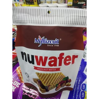 Nu wafer เวเฟอร์แผ่นบางสอดไส้ช็อกโกแลตฮาเซนัท