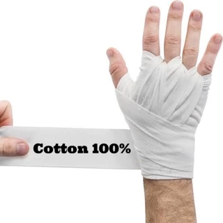 ผ้าพันมือนักมวย ผ้าดิบ ยาว 5 หลา หน้ากว้าง 2 นิ้ว cotton 100% มาตรฐานผ้าพันมือนักมวย ผ้านุ่มพับสบาย จำหน่ายเป็นชิ้น
