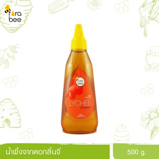 Fora Bee น้ำผึ้งจากดอกลิ้นจี่ ขวดสามเหลี่ยม 500 กรัม