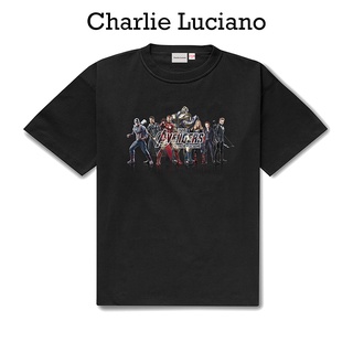 Charlie Luciano Marvel เสื้อยืดแขนสั้น ทรงหลวม แฟชั่นฤดูร้อน สําหรับผู้ชาย และผู้หญิง