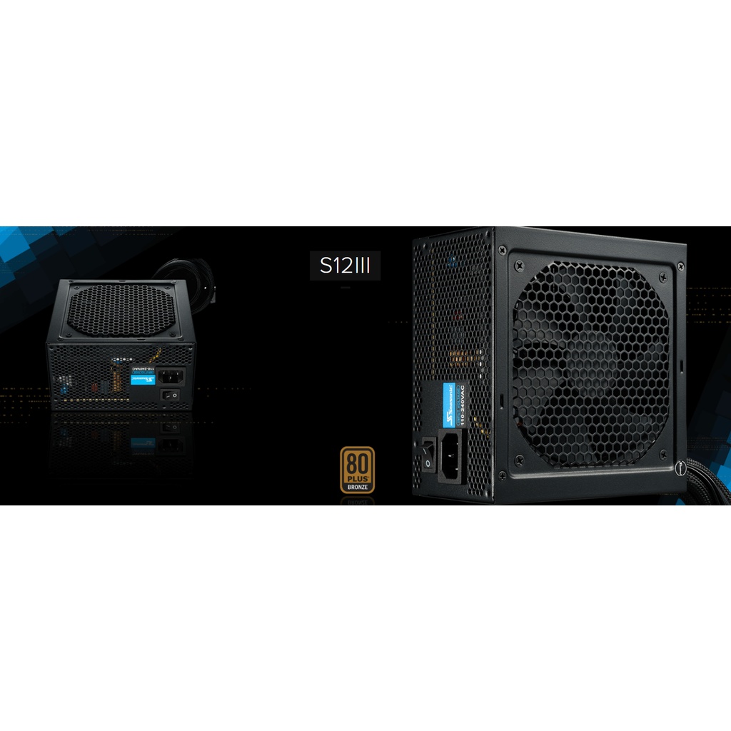 650W POWER SUPPLY (อุปกรณ์จ่ายไฟ) SEASONIC S12III (SSR-650GB3) (80+ Bronze)  ประกัน 3 ปี *ของแท้ ประกันศูนย์*