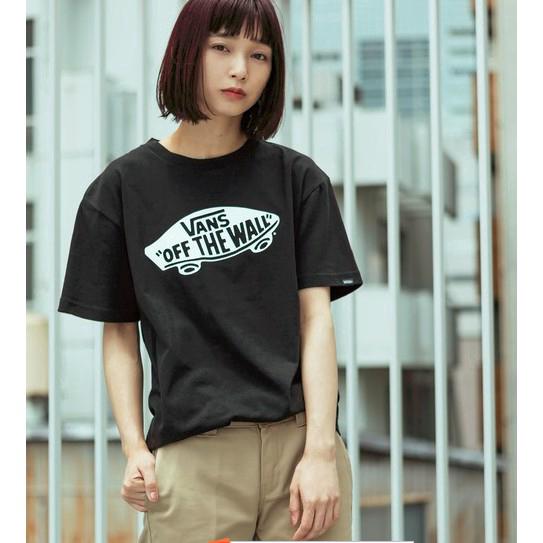 Vans Original เสื้อยืดแฟชั่นผู้ชายผู้หญิงคุณภาพสูง