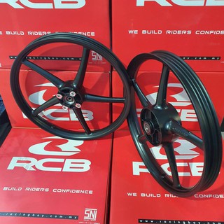 ล้อแม็ก(Racing Boy) ขอบ 17 CZ-I/WAVE 110-I NEW/W125I NEW ปลาวาฬ L.E.D สีดำล้วน (ลาย522) รหัสสินค้า 043032