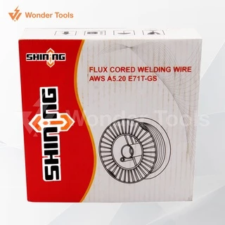 ลวดเชื่อมฟลักซ์คอร์ (FLUX CORE) 0.8 mm/1.0mm ( ม้วน 5 กก.)ลวดเชื่อมมิ๊กฟลักคอ ซีโอทูCO2