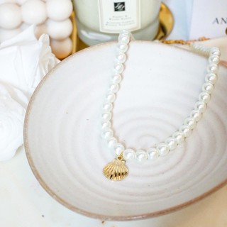 🔥สินค้าพร้อมส่ง🔥 “Baby” shells necklace สร้อยมุก สร้อยแฟชั่น ไปทะเล