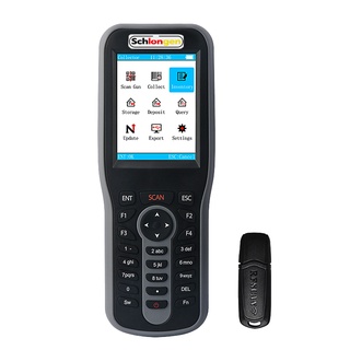 SCHLONGEN 2D Wireless Inventory Barcode Scanner เครื่องสแกนบาร์โค้ด มือถือ เครื่องนับสต๊อก ไร้สาย SLG-INV599