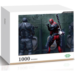 ขายดี จิ๊กซอว์ไม้ ลาย Marvel Movie Deadpool 1000 ชิ้น สําหรับตกแต่ง