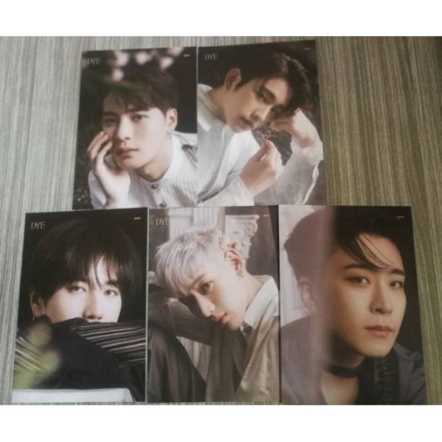 🔥Lyrics Postcard 🔥Got7_DYE  50 .- 💚 มีเนื้อเพลง ด้านหลัง