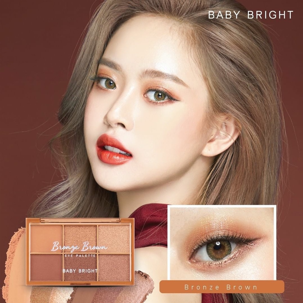 พาเลททาตา อายแชโดว์ เบบี้ ไบร์ท อายพาเลท Baby Bright Eye Palette 0.7g x 6 - รูปที่ 2