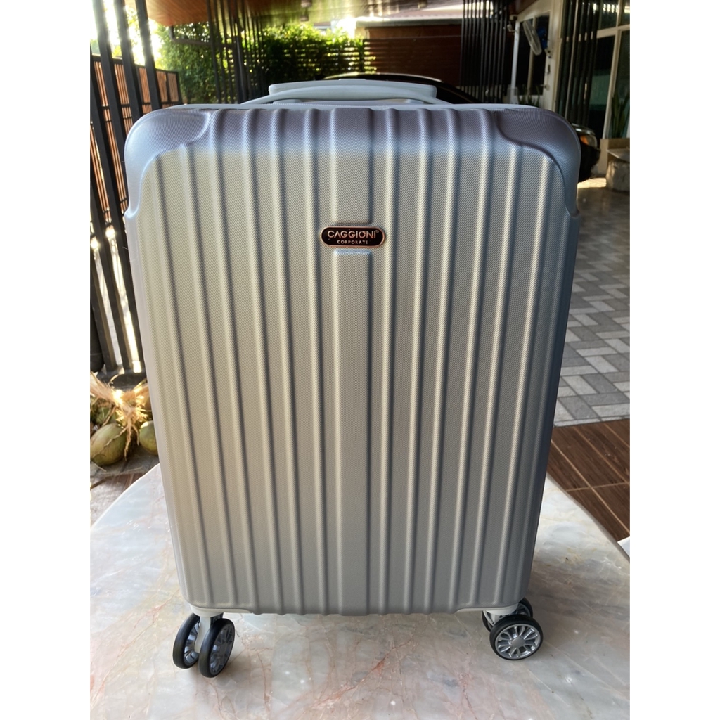 กระเป๋าเดินทางล้อลาก CAGGIONI CORPORATE  สีบรอนซ์เงิน 20 นิ้ว
