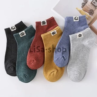 🧦🧦 มาใหม่ 10 สี ถุงเท้าข้อสั้น ถุงเท้าแฟชั่น ใส่ออกกำลังกาย S07🧦🧦
