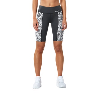 2XU Wmns PTN Mid-Rise Compression Shorts WA3845b -กางเกงรัดกล้ามเนื้อ