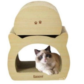 ที่ลับเล็บแมว ของเล่นแมว หน้าแมวแยก 2 ชิ้นได้ Kanimal (คานิมอล) IeD1