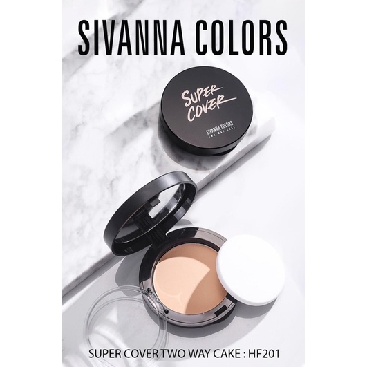 HF201 SIVANNA COLORS  Super Cover แป้งซุปเปอร์